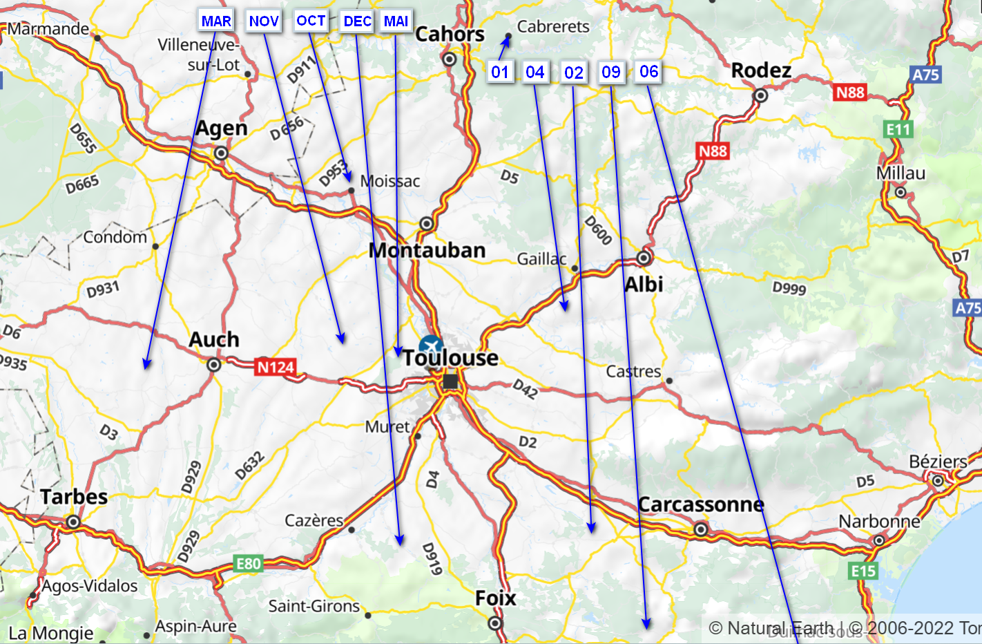 CARTOGRAPHIE RANDO 2022-2023